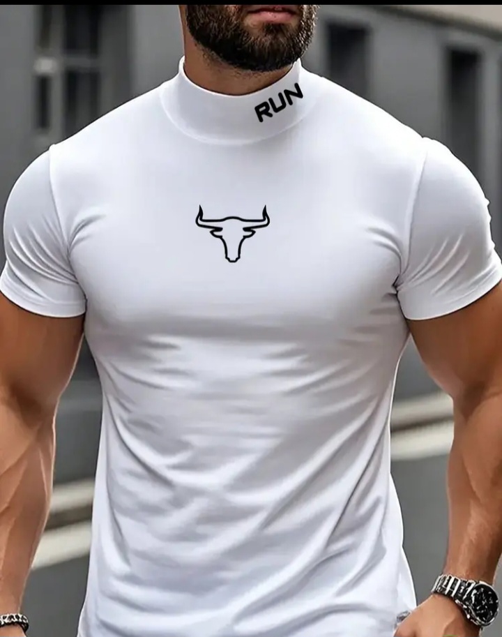 تيشيرت gym قماش اصلي مطاطي للشتاء والصيف